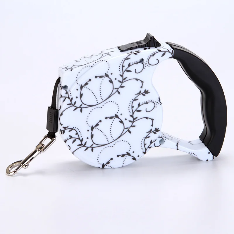 5M Colorful Retractable Dog Leash Extending Puppy Walking Leads Pet Dog Running Leashes Hands Freely Great For Walking Dog 