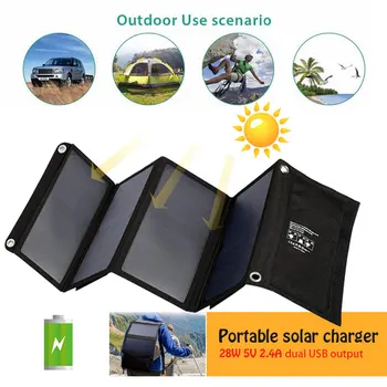 

Durable Solar Charger Solar Panel Travel Camp Solar Power Bank Tool Outdoors Phone Mate New Energy Monocrystalline Silicon