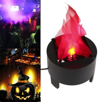 

Halloween Flame Effect Prop LED Fake Flame Lamp Stage Decoration Light Fire Pot Festival Event Party Home Decor Night Lights