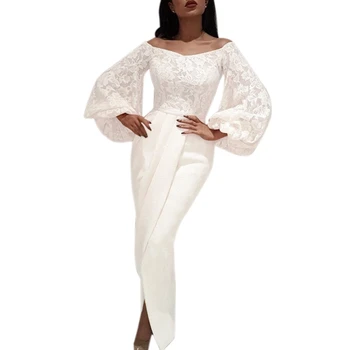 

New Lantern Long Sleeve Dress Women Dress Elegant Dress Vestidos