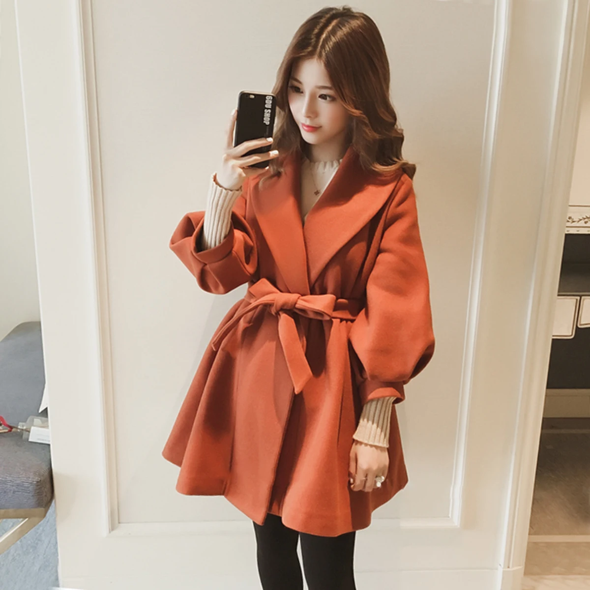 2019 Women Winter Wool Blends Female Long Style Coat Jacket Girls Thick Warm Coats Ladies Open Stitch Feminino Jackets | Женская одежда