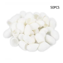 50 шт. органические шарики шелкопряда очищающий Отшелушивающий скраб для Удаления Угрей Натуральный шелк коконы уход за кожей лица