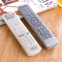 Casa tv conjunto de escudo de controle remoto anti-poeira impermeável anti-incrustação silicone capa protetora para longo/curto controlador