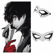 Аниме игра P5 Persona 5 Косплей Маска Джокер Акира Курусу половина лица маски из ПВХ вечерние карнавальный на Хэллоуин секс интерес реквизит