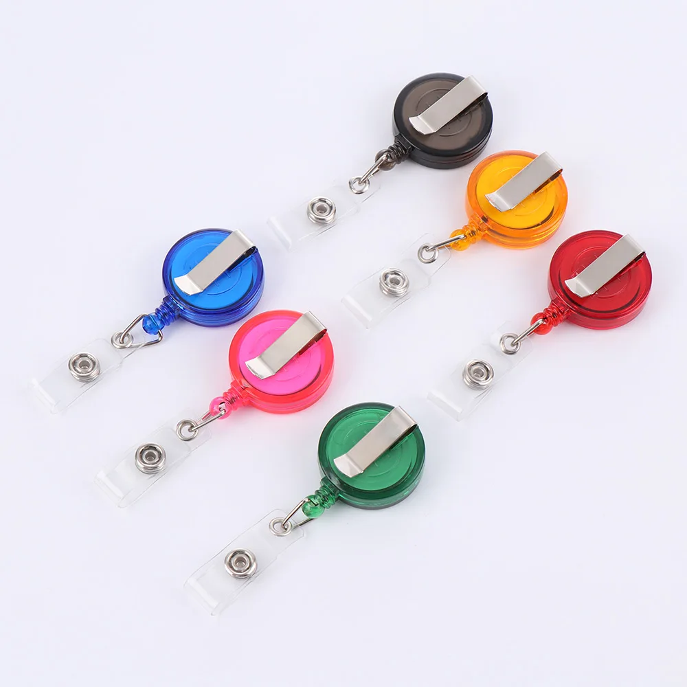 Wallet Card Holder Credit Card Holder Card Holder ID Card Case ID Card Holder 1PC ID Card Holder Badge Case Credit Card Holders PU Bus ID Holders Identity Badge Retractable Reel Protective Shell