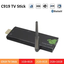 CS919 Мини ПК Android 7,0 ТВ приставка RK3229 32 бита четырехъядерный Wifi дисплей ключ приемник ТВ-палка Bluetooth 4,0 4K HD Смарт-медиа