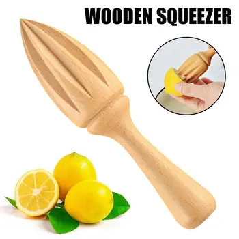 

Wooden Manual Juicer Lemon Fruit Squeezer Orange Citrus Lime Juice Creative Design Kitchen Tool Mini Tools Supplies Machine