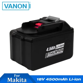 

VANON 18V 4500mAh Li-ion 4.5Ah Replacement Power Tools Battery for MAKITA BL1845 Black BTD140