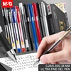 M&G 0.28mm/0.35mm/0.38mm 12pcs/box Ultra Fine point Gel Pen Black Blue Red ink refill gel pen school office supplies stationery 2