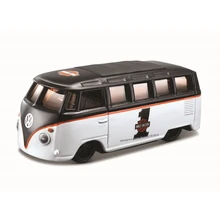 

Maisto 1:64 HARLEY-DAVIDSON CUSTOM Volkswagen Van "Samba" die-cast precision model car Model collection gift
