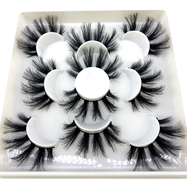 5 pairs natural false eyelashes fake lashes long makeup 3d mink eyelashes eyelash extension mink eyelashes for beauty