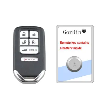 

GORBIN KR5V1X 6 Buttons Car Remote Key for Honda Odyssey Driver 2014 2015 2016 2017 Smart Car Key 313.8Mhz ID47 Chip