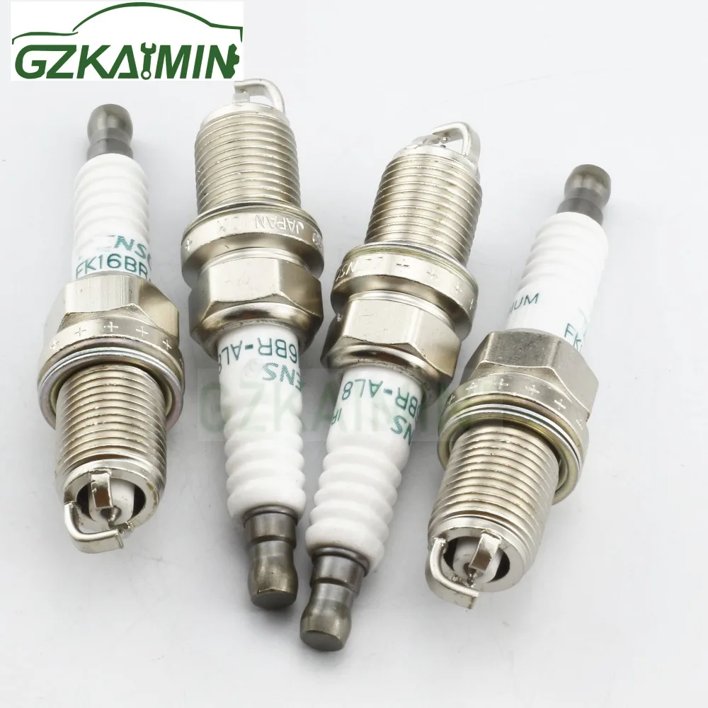 4 шт. OEM 9091901284 FK16BRAL8 иридиевая Свеча зажигания для Toyota Sienta NHP170 Prius NHP10