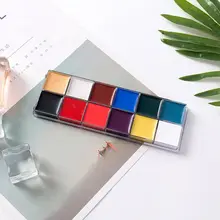 Крем для рисования лица на Хэллоуин, масляной краской, детский пигмент для костюмированной вечеринки, пигмент, пигмент, пудра M0XB