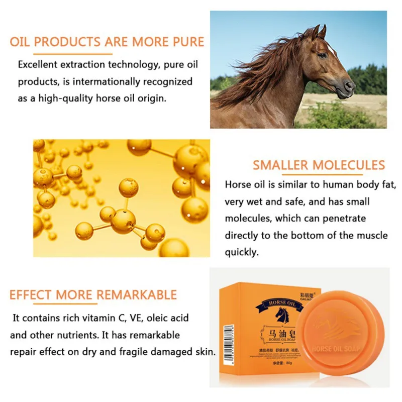 Конное масло мыло контроль масла увлажняющее анти-клещи лошадь масляная эссенция для лица Мыло для очищения кожи уход за кожей Pro