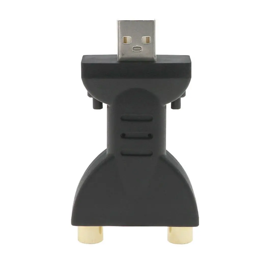 USB позолоченный штекер 3RCA Женский аудио адаптер видео AV tv Box DVD передача сигнала аудио конвертер