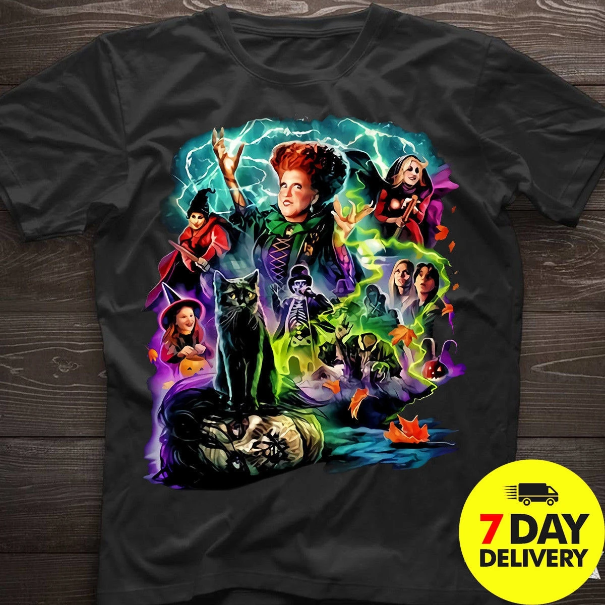 Hous Pocus Хэллоуин рубашка Sanderson Sisters hous с персонажами мультфильмов Футболка Мужская