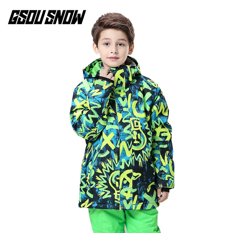 GSOU SNOW Winter Boys Snowboard Jackets 