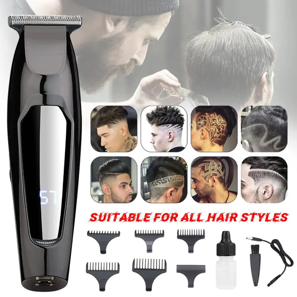 

Impermeable profesionalHair clipper trimer cara cuerpo cabello cortadora de pelo eléctrica corte de pelo para hombres de aseo