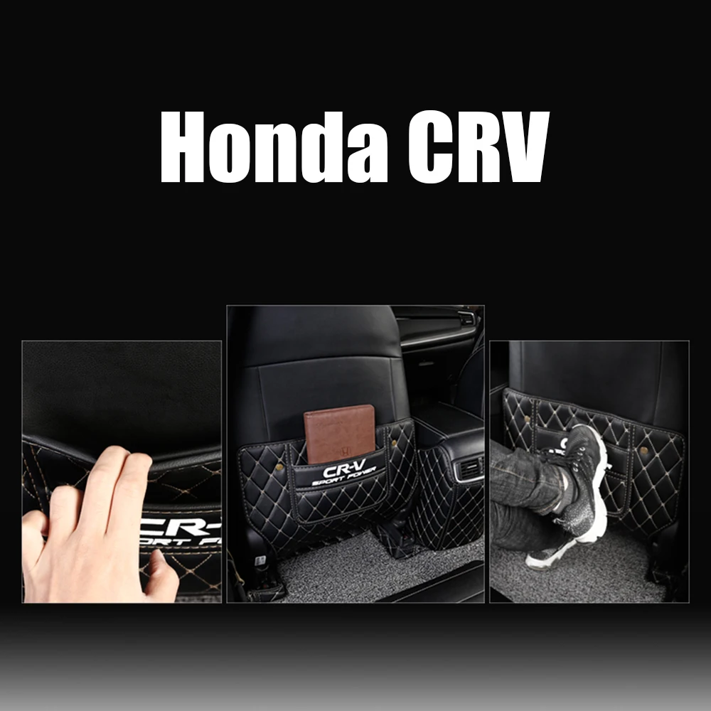 Для Honda CRV CR-V автомобильное заднее сиденье анти-кик накладка задние сиденья Крышка подлокотник защитный коврик автомобильные аксессуары