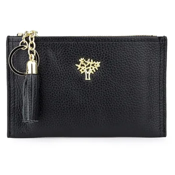 

2020 best-selling small fresh European and American popular coin purse first layer cowhide lady keychain zipper card holder