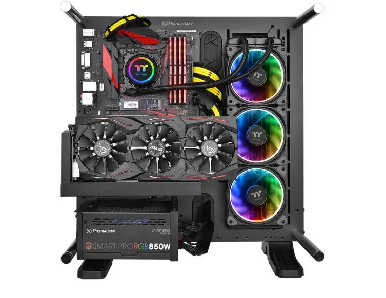 Кулер для процессора с водяным охлаждением Thermaltake Floe Riing RGB 360 all-in-one(мультиплатформенная/RGB холодная головка/программное обеспечение/плюс RGB вентилятор