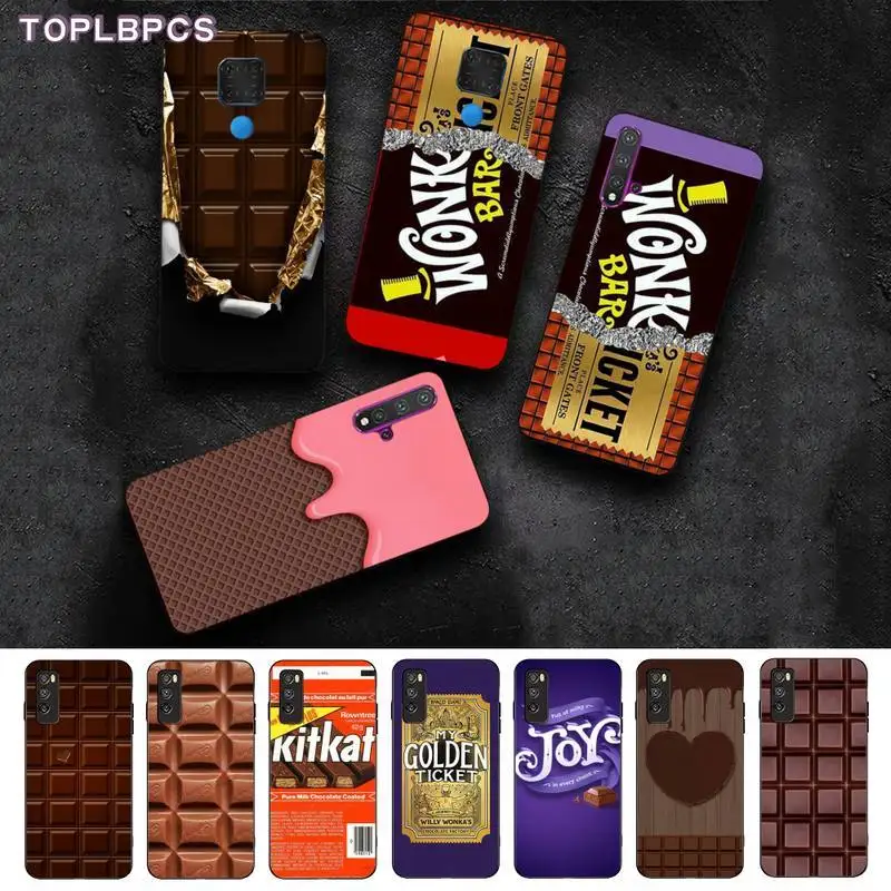 TOPLBPCS Wonka Bar с золотым билетом Alpen золотой шоколадный чехол для телефона huawei nova 2 i plus