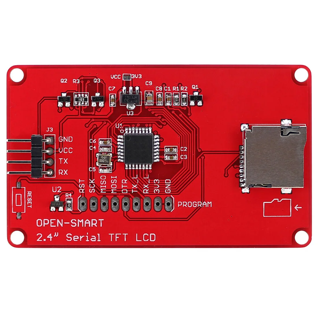 2,4 дюймов UART серийный TFT ЖК-экран расширения для Arduino/ST/51/RPi