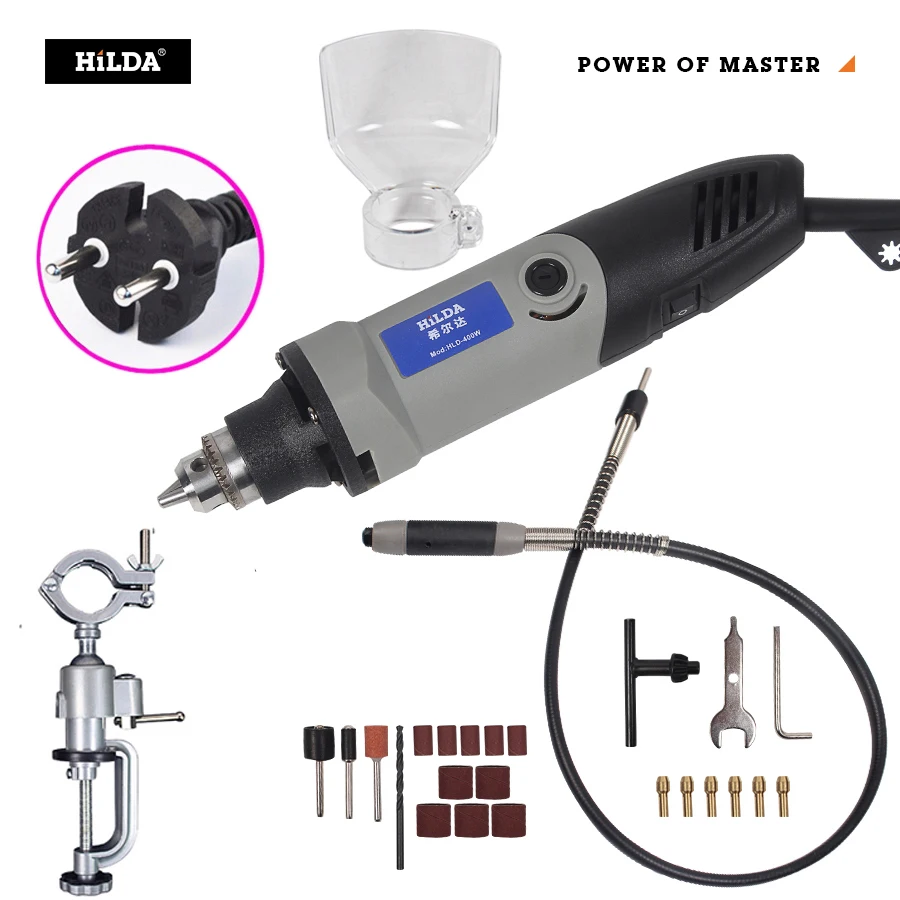 

400W dremel Electric Variable Speed Dremel Rotary Tool Mini Drill dremel tools grinding machine mini grinder