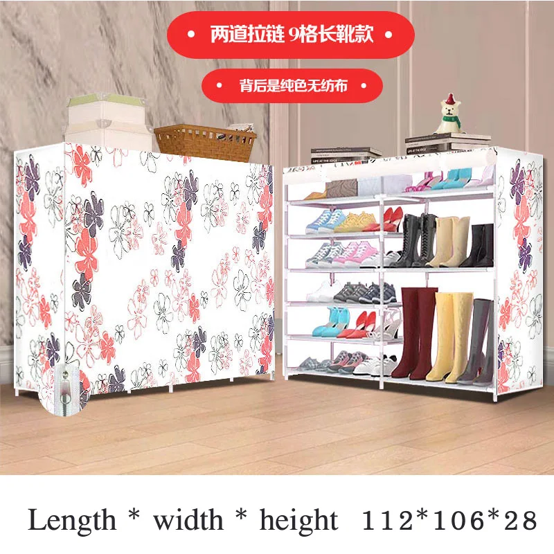 Dustproof Home Shoe Racks Organizer Multiple Layers Shoes Shelf Stand Holder Door Shoe Rack Save Space Home Wardrobe Storage