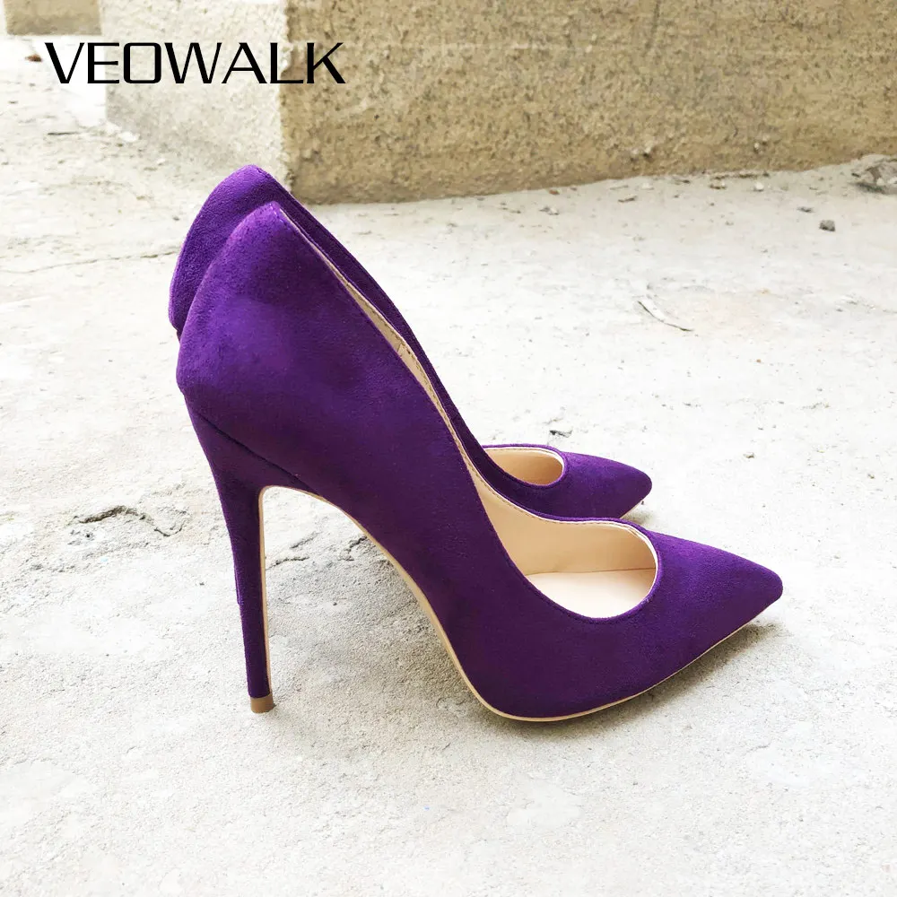 Deep purple pumps Clearance
