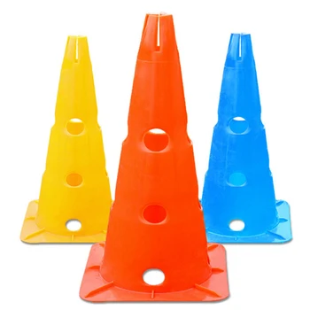 

5 Pcs Portable Football Barrier Stadium Eye-catching Sport Marker Roadblock Durable Rugby Skating Outdoor Training Cones