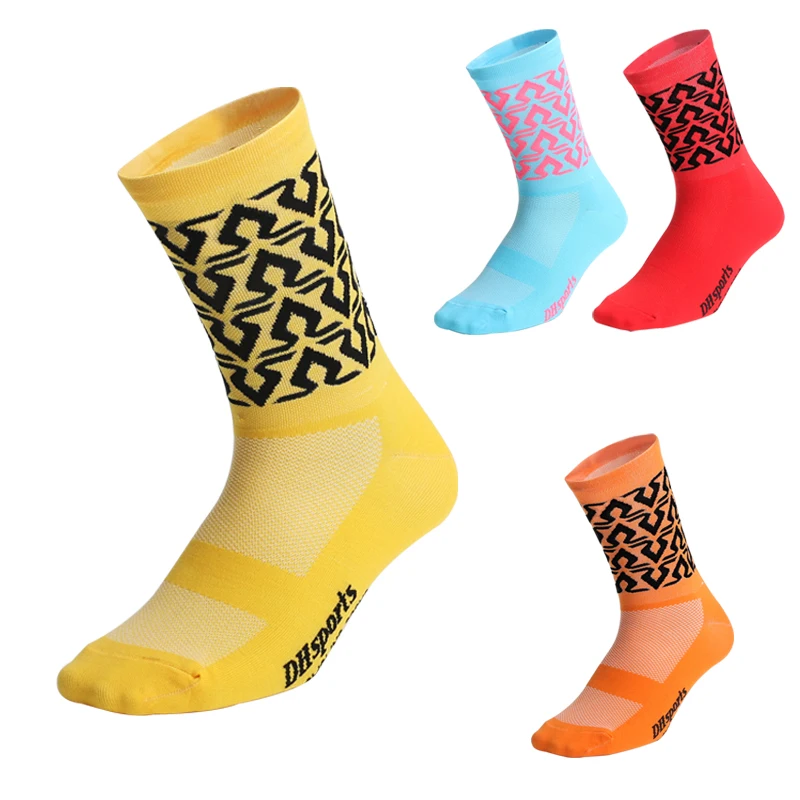 

Professional Bicycle Socks Four Seasons Universal Knee-high Women Breathable Wear-resisting for Road Bike DH Sports Running