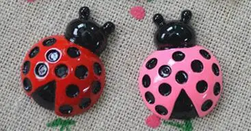 Маленький жук с крюком шармы для слизи DIY полимерный наполнитель клейкие аксессуары игрушки Lizun моделирование комплект глины для детей - Цвет: 5PCS Mixed No Hook