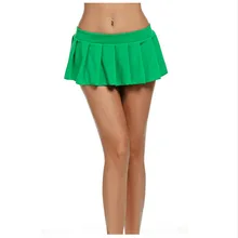 Удобная плиссированная мини-юбка для женщин с низкой посадкой, ночная рубашка для вечеринки, клубный костюм, вечерние сексуальные юбки XXL