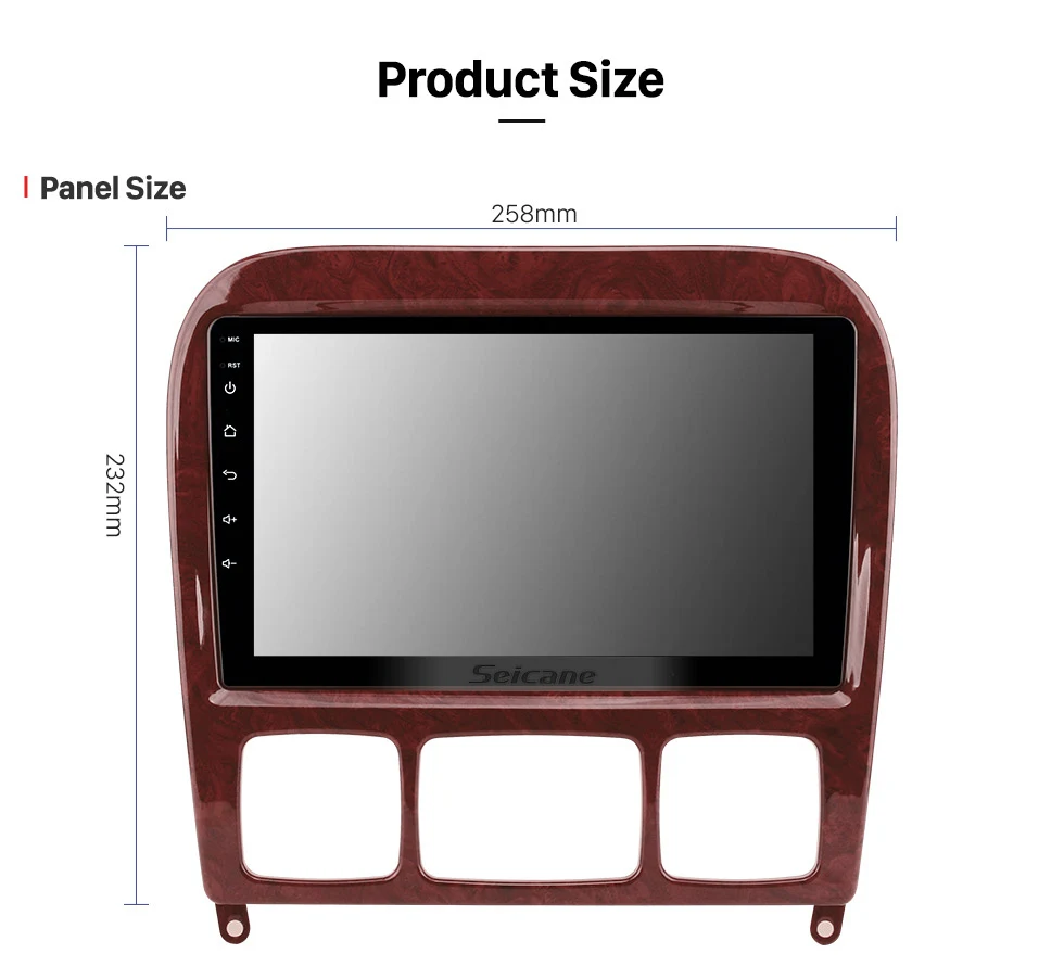 Seicane автомобильный мультимедийный плеер gps 2Din " для 1998-2005 Mercedes Benz S Class W220 S280 S320 S350 S400 S430 S500 S600 S55 AMG