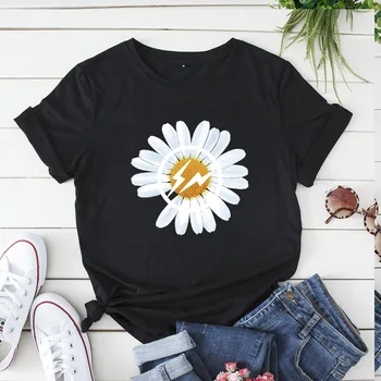 

2019 summer new T-shirt ladies casual comfortable beautiful T-shirt