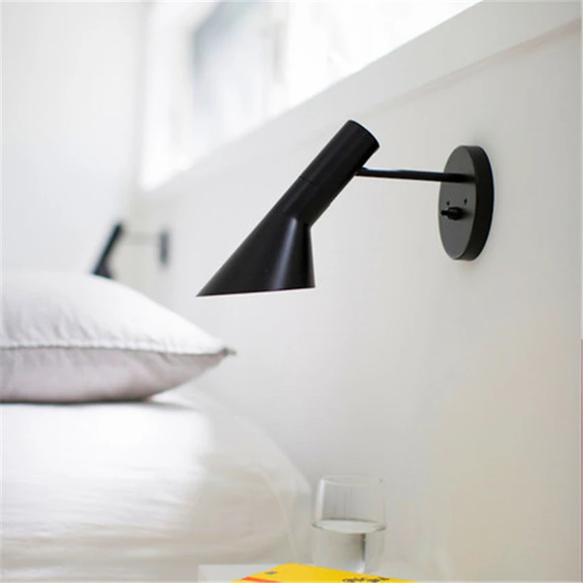 

Modern LED Wall Lamp Design ArneJacobsen Sconce Replica Aj Hanging Lamp LED Wall Lamp Bedroom Decor Luminaria Wall Light Fixture