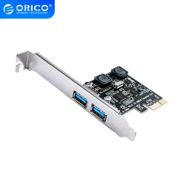 

ORICO SuperSpeed PCI-E Express Card USB 3.0 HUB 5 Gbps PCI Express Expansion Card Adapter Compatible PCI-E X1 X4 X8 X16 Card