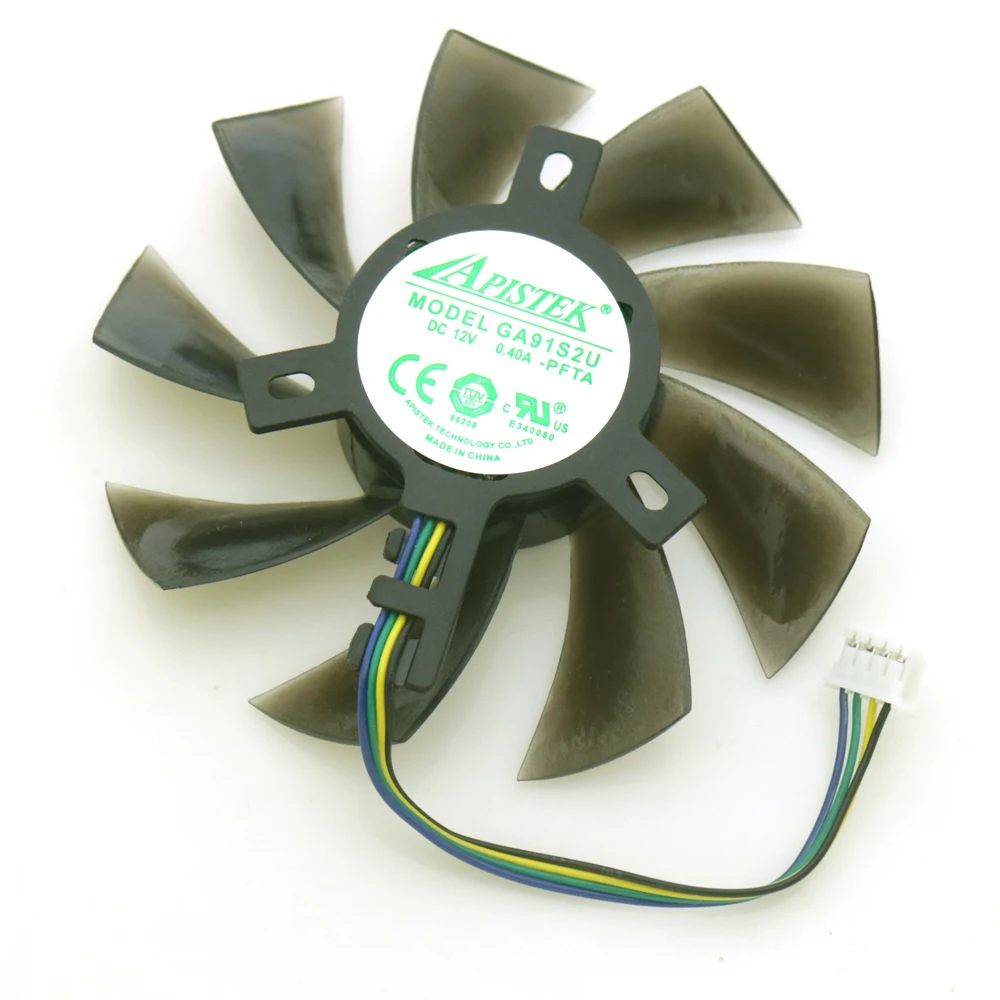 FD5010U12S 47MM 39MM 4Pin DC 12V 0.22A VGA Fan For ATI graphics card cooling fan 