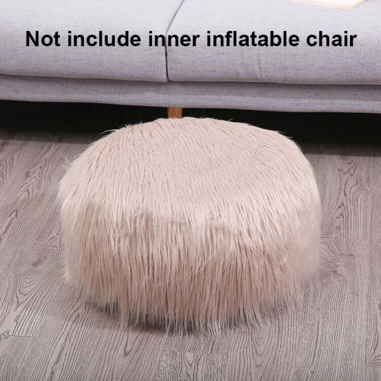 chair cover 4 Чехол для стула, плюшевый круглый чехол для стула, сплошной цвет, милый длинный пушистый меховой чехол, надувной чехол для стула для дома, отеля - Цвет: chair cover 4
