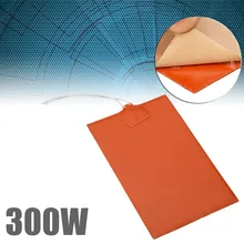 220V 300W Silicone Heater Mat Pad For 3D Printer Heated Bed Heating 100x150mm High Performance High Insulation Safety