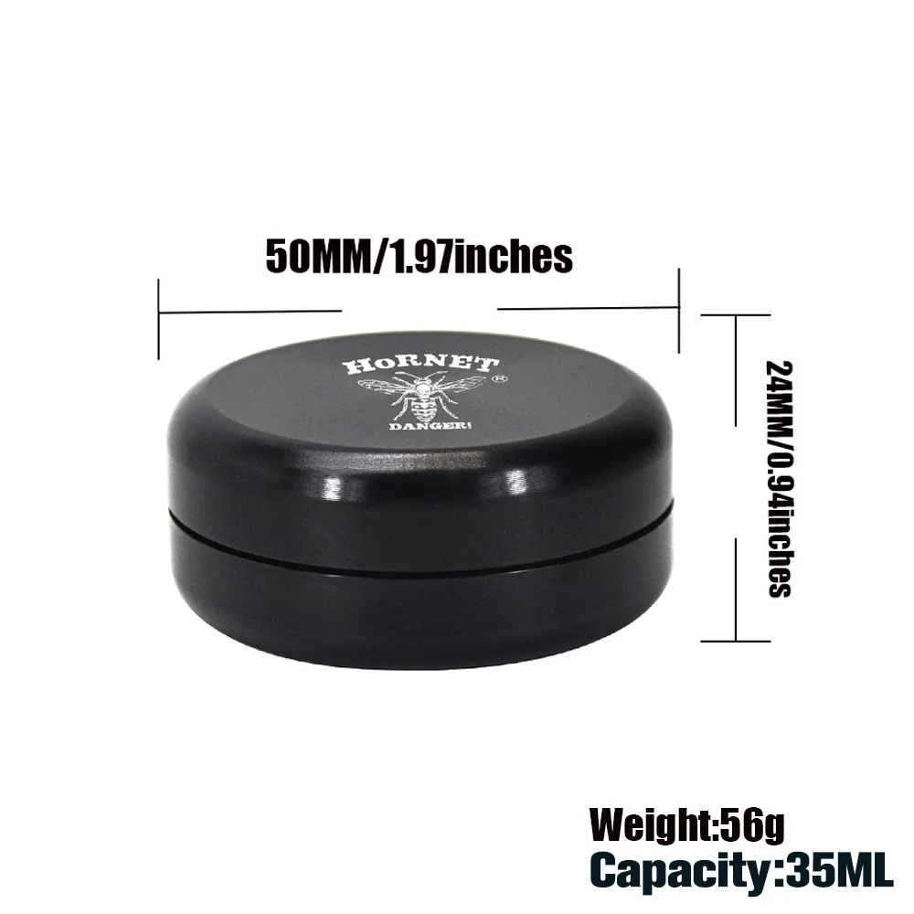 Aluminum Snus Can Snuffbox metal with Lid Customized Logo 3 Layers  Christmas Gifts zyn metal can