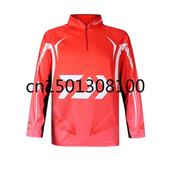 

2020 New Style 2 Colors Daiwa Clothing Long Sleeve Quick Dry Fishing Clothing Anti-UV Sunscreen Fishing Clothes Fishing Shirt