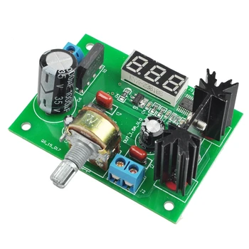 

LM317 Adjustable Voltage Regulator Step-down Power Supply Module with LED Meter