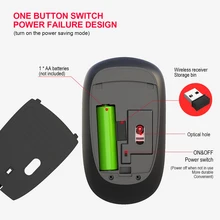 Мини G834 2,4G беспроводная мышь Эргономичный ноутбук игры мышь OD889