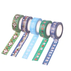 5 rouleaux De Noël Thème Bande Carnet Bandes À La Mode BRICOLAGE Washi Rubans 