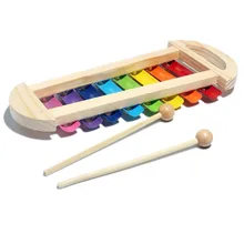 Деревянный стук фортепиано Раннее детство обучающая детская музыка обучающая игрушка деревянная музыкальная шкатулка детский музыкальный инструмент