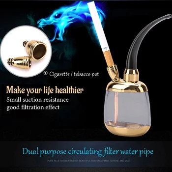 

The New Mini Pipe Filter Hookah Dual-use Circulating Filter Water Pipe Hookah Pipe Tobacco Pipe