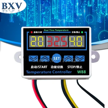 

W1411 220V/12V 10A LED Digital Temperature Controller Thermostat Control Switch Sensor For Greenhouses Aquatic Animal Husbandry